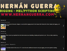 Tablet Screenshot of hernanguerra.com